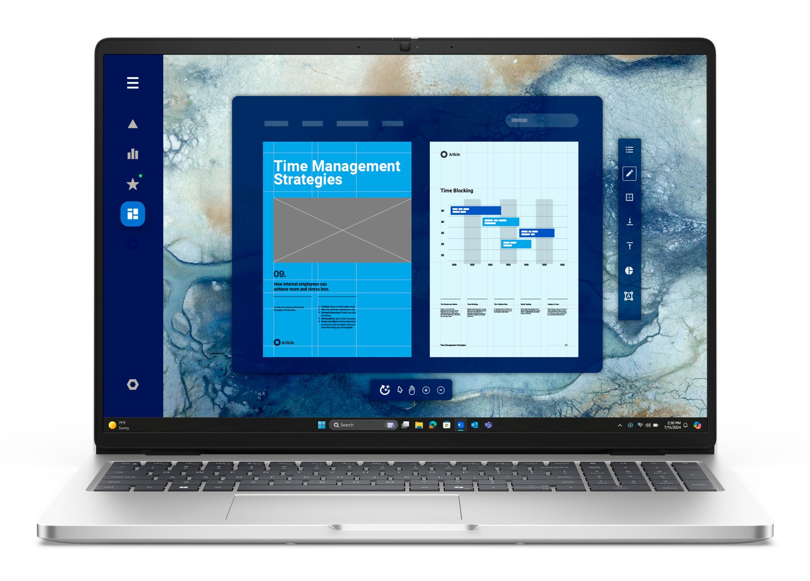 Dell Commercial Pro 16 PC16250 Intel Core Ultra 7 265U Laptop 40.6 cm Touchscreen Full HD+ GB PC16250C7G6J