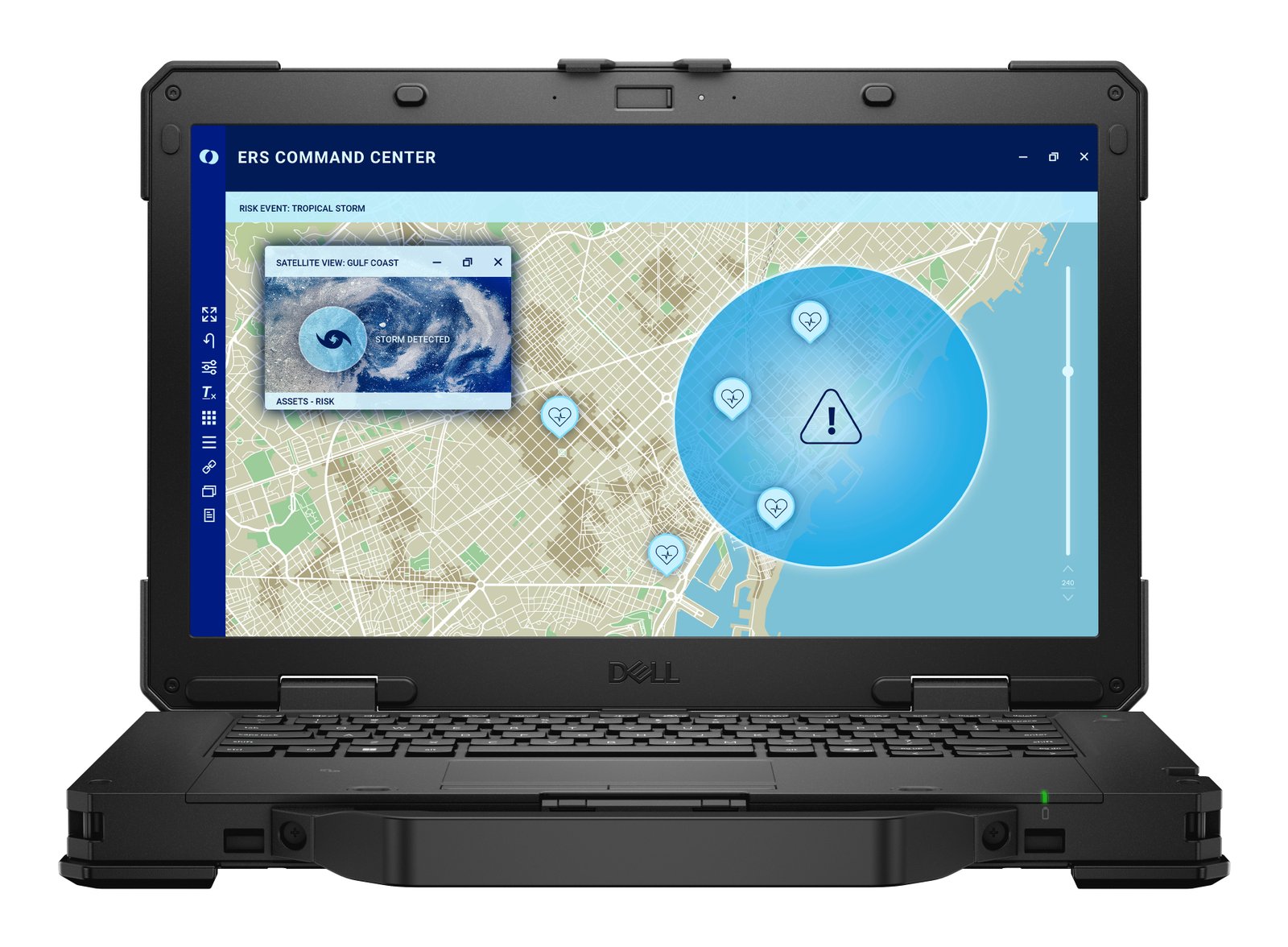 Dell Commercial Pro Rugged 14 RB14250 Intel Core Ultra 5 135U Laptop 35.6 cm Full HD 16 GB RB14250P1K9G