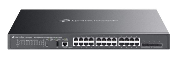 TP-Link SG5428XMPP network switch Managed L3 Gigabit Ethernet (10/100/1000) Power over (PoE) Black