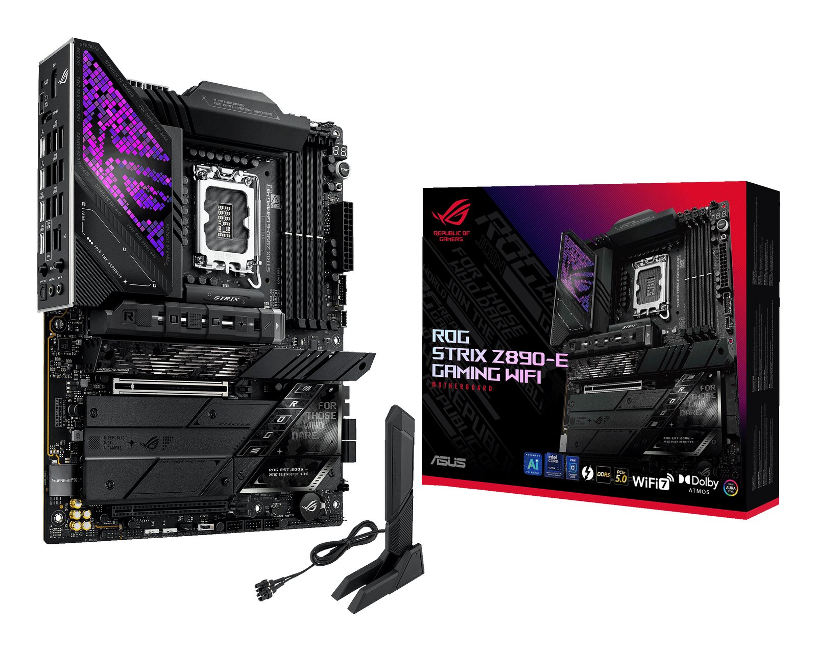 ASUS ROG STRIX Z890-E GAMING WIFI Intel Z890 LGA 1851 (Socket V1) ATX STRIXZ890EGAMWI
