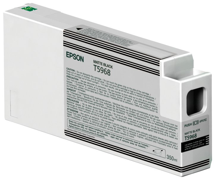 Epson America Print Singlepack Matte Black T596800 UltraChrome HDR 350 ml