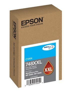 Epson America Print T748XXL220 ink cartridge Original Extra (Super) High Yield Cyan