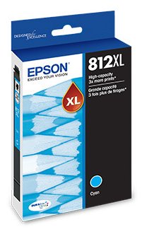 Epson America Print C13T812XL220-S ink cartridge 1 pc(s) Original High (XL) Yield Cyan T812XL220S