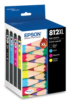 Epson America Print C13T812XL-XCS ink cartridge 4 pc(s) Original High (XL) Yield Black, Cyan, T812XLXCS