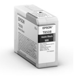 Epson America Print Singlepack Matte Black T85080N UltraChrome HD ink 80ml