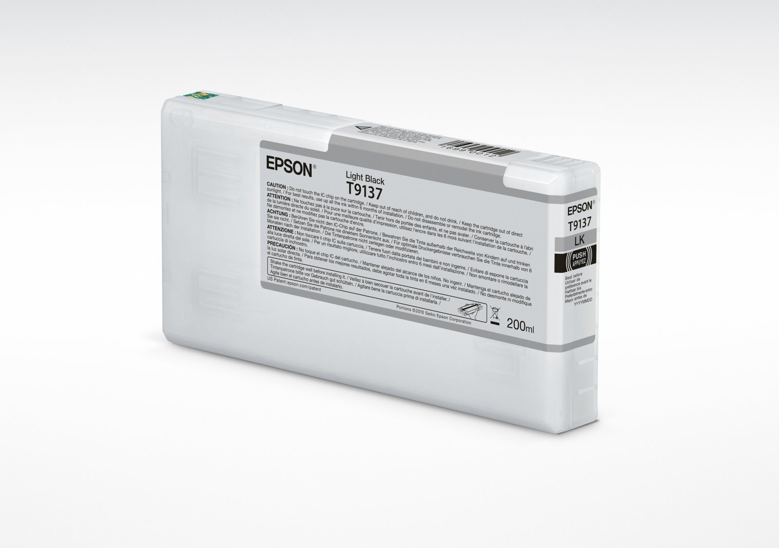 Epson America Print T9137 Light Black Ink Cartridge (200ml) T913700