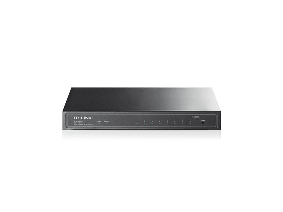 TP-Link JetStream 8-Port Gigabit Smart Switch TLSG2008