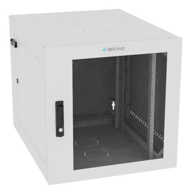 Vertiv Corp VR Rack GL24WMCMM-W-SC-00-00 cabinet 12U Wall mounted White WMCMMWSC0000