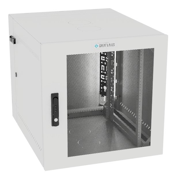 Vertiv Corp VR Rack GL24WMCMM-W-SC-00-CM cabinet 12U Wall mounted White WMCMMWSC00CM