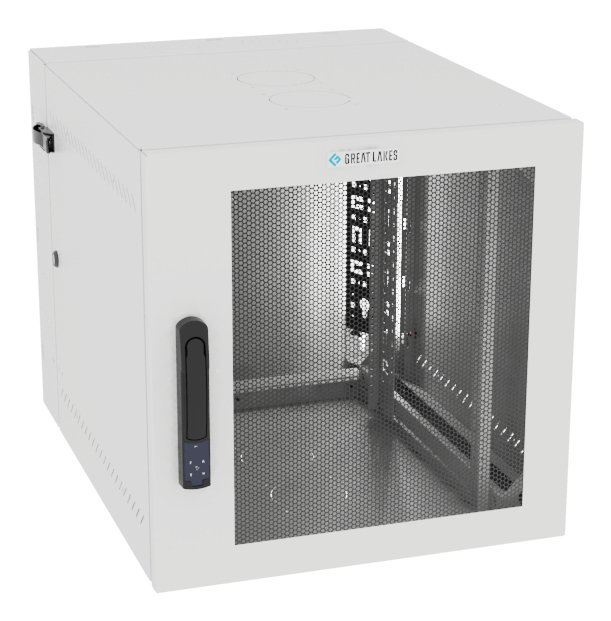 Vertiv Corp VR Rack GL24WMCMM-W-SE-00-CM cabinet 12U Wall mounted White WMCMMWSE00CM
