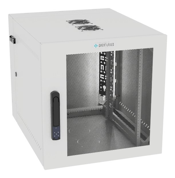 Vertiv Corp VR Rack GL24WMCMM-W-SE-AF-CM cabinet 12U Wall mounted White WMCMMWSEAFCM