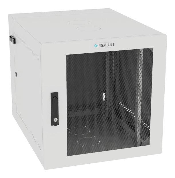 Vertiv Corp VR Rack GL24WMCMM-W-SH-00-00 cabinet 12U Wall mounted White WMCMMWSH0000