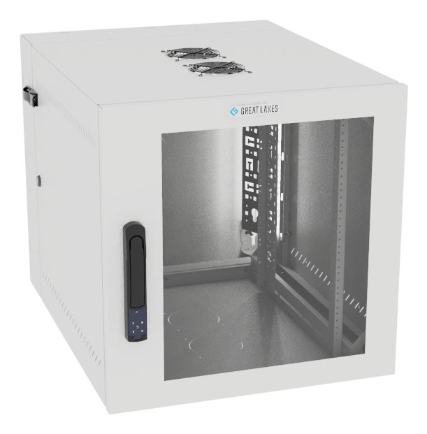 Vertiv Corp VR Rack GL24WMCMP-W-SE-AF-CM cabinet 12U Wall mounted White WMCMPWSEAFCM
