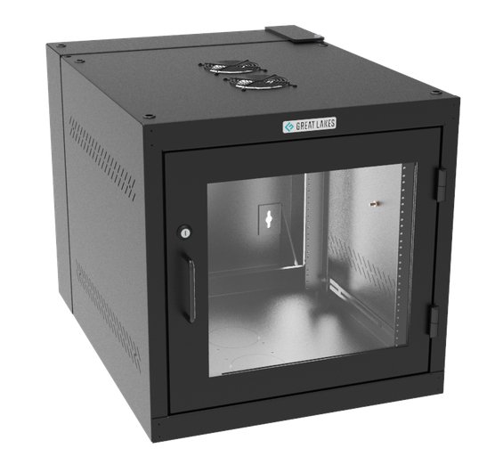 Vertiv Corp GL24WDP-B-AF rack cabinet 11U Wall mounted Black GL24WDPBAF