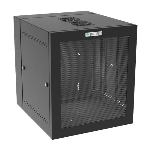 Vertiv Corp GL24WMM-B-AF rack cabinet 12U Wall mounted Black GL24WMMBAF