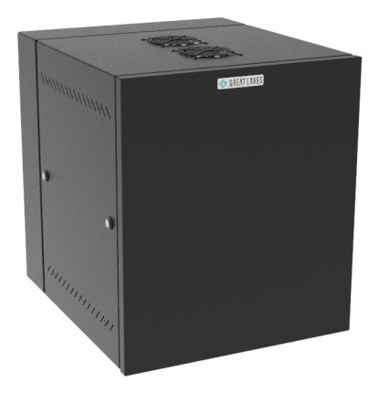 Vertiv Corp GL24WMS-B-AF rack cabinet 12U Wall mounted Black GL24WMSBAF