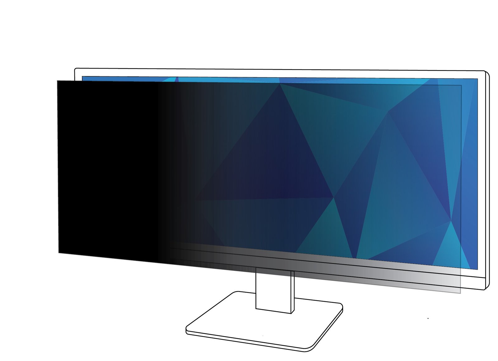 3M Company Privacy Filter for 29in Monitor, 21:9, PF290W2B