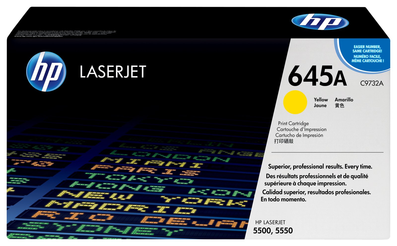 HP INC. 645A Yellow Original LaserJet Toner Cartridge HPI-C9732A