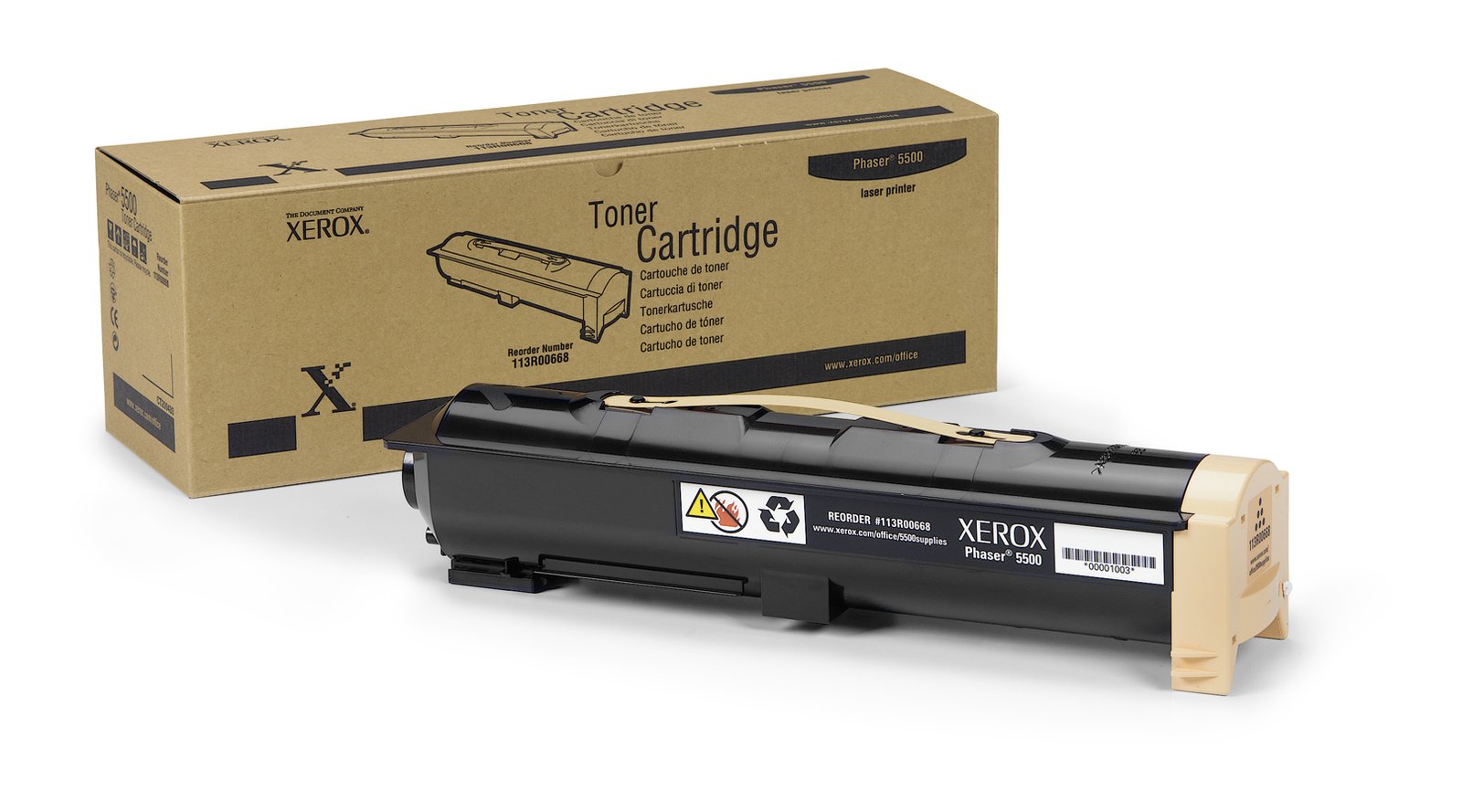 Xerox Genuine Phaser™ 5500 Toner Cartridge - 113R00668 XER-113R00668